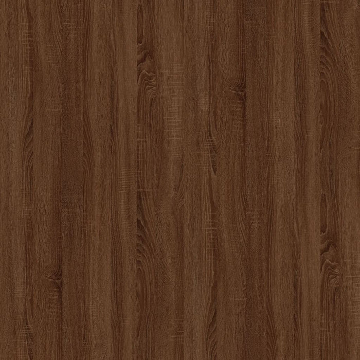 Bijzettafel 50x46x35 cm bewerkt hout bruineikenkleurig