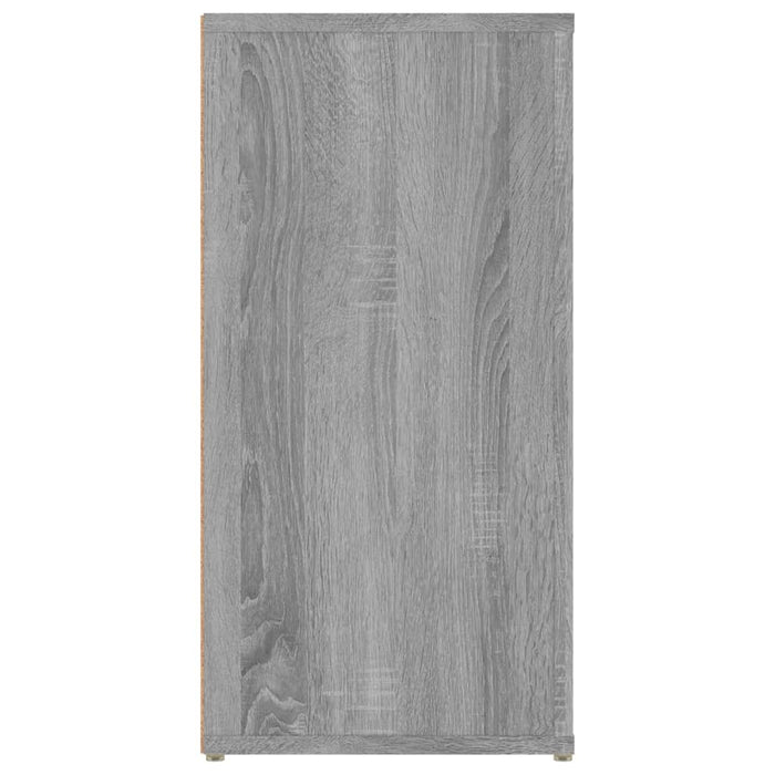 Dressoir 100x30x59,5 cm bewerkt hout grijs sonoma eikenkleurig