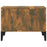 Salontafel 60x50x36,5 cm bewerkt hout gerookt eikenkleurig