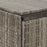 Containerberging driedubbel 207x80x117 cm poly rattan grijs