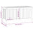 Tuinbox 121x55x64 cm massief grenenhout honingbruin