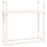 Haardhoutrek 110x35x108,5 cm massief grenenhout wit