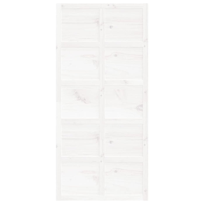 Schuifdeur 100x1,8x214 cm massief grenenhout wit