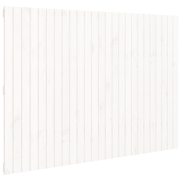 Wandhoofdbord 159,5x3x110 cm massief grenenhout wit
