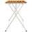 Bistrotafel inklapbaar 100x54x71 cm massief acaciahout en staal