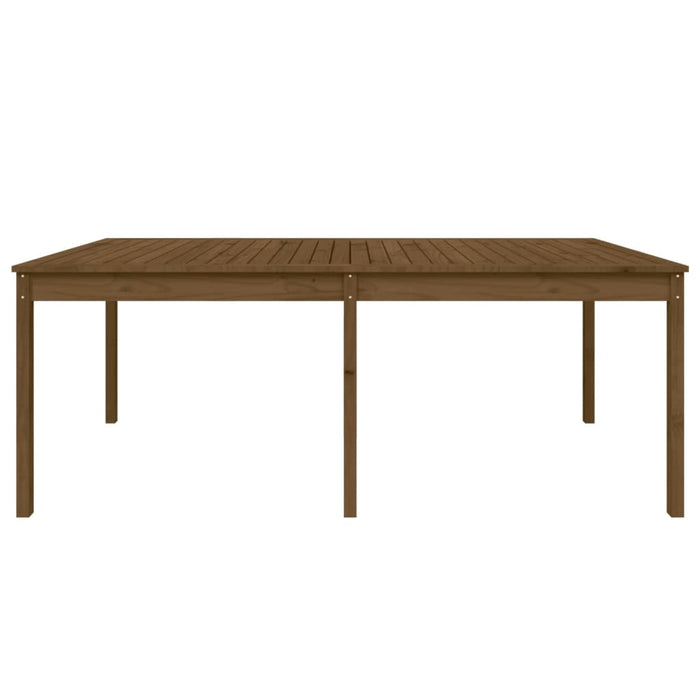 Tuintafel 203,5x100x76 cm massief grenenhout honingbruin