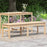 Tuinbank 2-zits 159,5x44x45 cm massief grenenhout