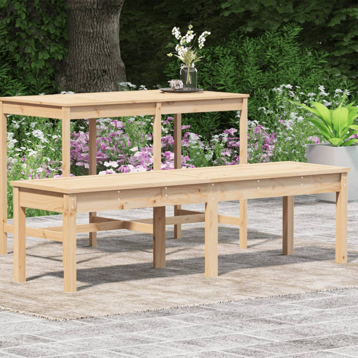 Tuinbank 2-zits 159,5x44x45 cm massief grenenhout