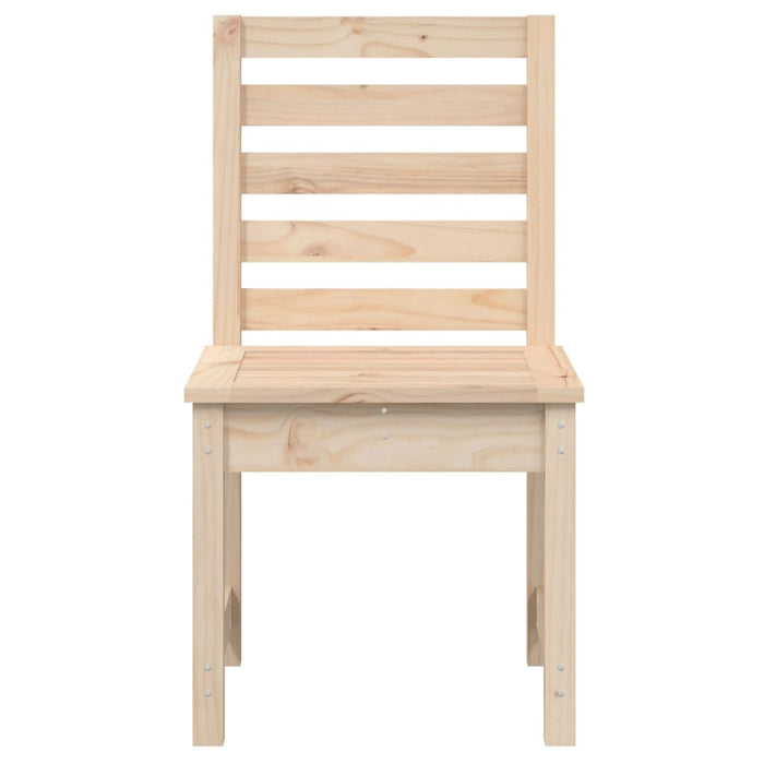 Tuinstoelen 2 st 40,5x48x91,5 cm massief grenenhout