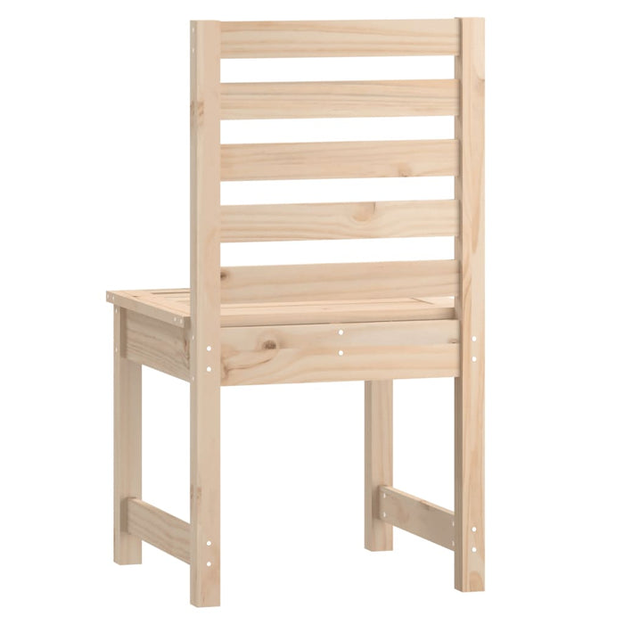 Tuinstoelen 2 st 40,5x48x91,5 cm massief grenenhout