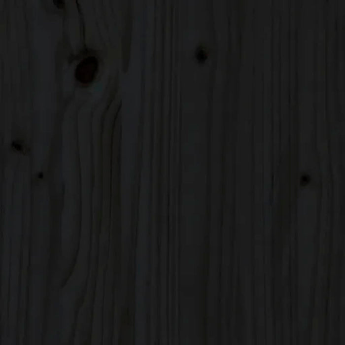 Tuintafel 82,5x50,5x45 cm massief grenenhout zwart