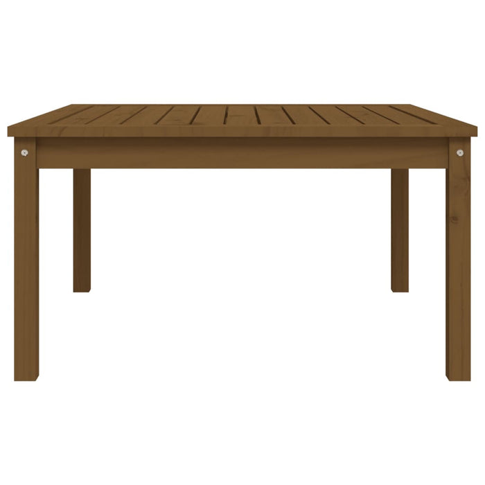 Tuintafel 82,5x82,5x45 cm massief grenenhout honingbruin