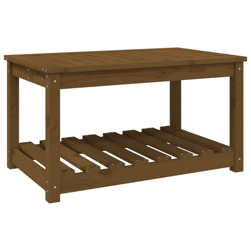 Tuintafel 82,5x50,5x45 cm massief grenenhout honingbruin