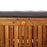 Tuinopbergbank met kussen 126 cm massief acaciahout