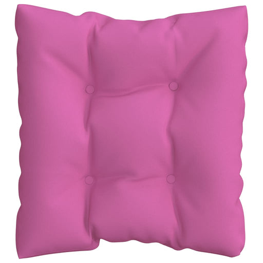 Bankkussen pallet 60x60x12 cm  stof roze