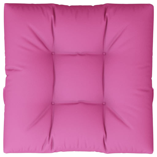 Palletkussen 70x70x12 cm stof roze