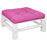 Palletkussen 70x70x12 cm stof roze