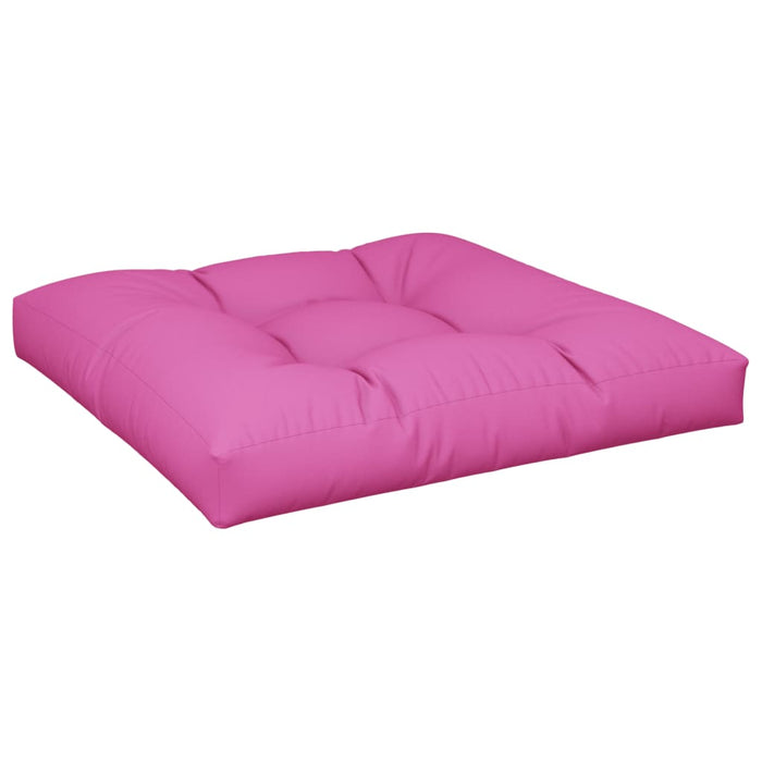 Palletkussen 70x70x12 cm stof roze