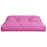 Palletkussen 70x70x12 cm stof roze