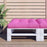 Palletkussen 70x70x12 cm stof roze