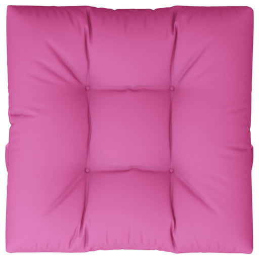 Palletkussen 80x80x12 cm stof roze