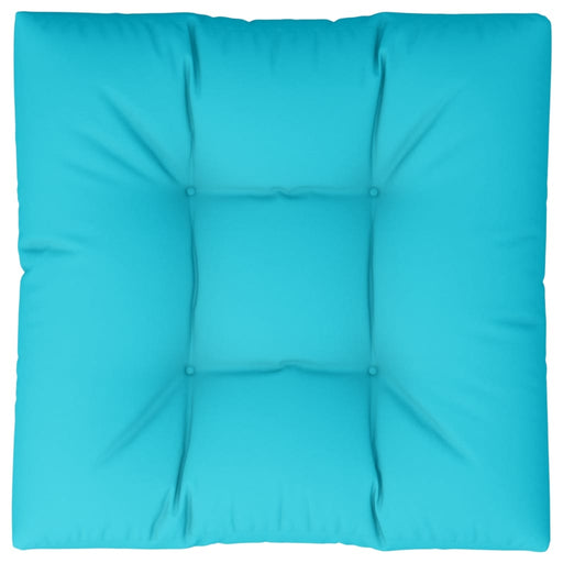 Palletkussen 80x80x12 cm stof turquoise