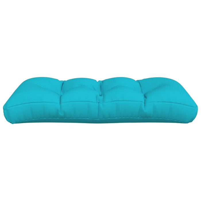 Palletbankkussens 2 st stof turquoise