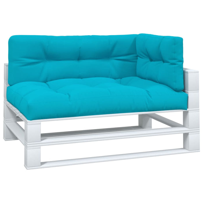 Palletkussens 3 st stof  turquoise