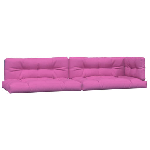 Palletkussens 5 st stof  roze