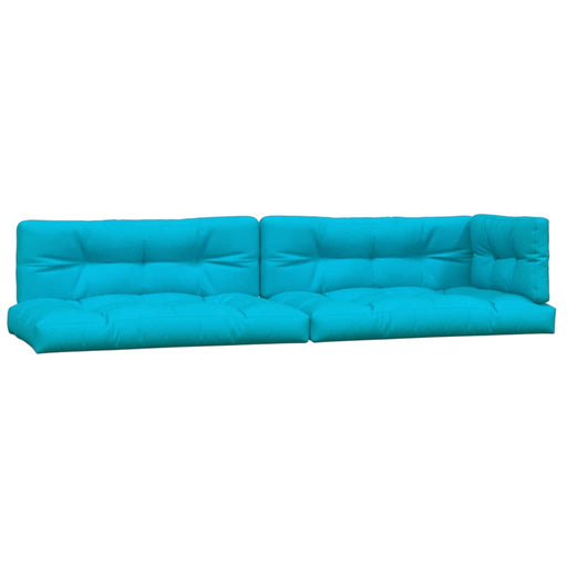 Palletkussens 5 st stof  turquoise