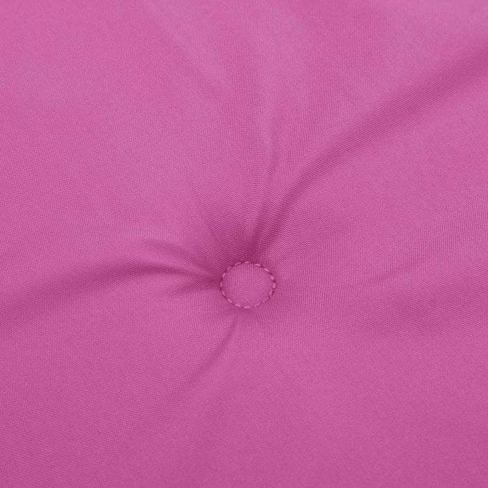 Tuinstoelkussens 4 st 50x50x3 cm stof roze