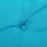 Tuinbankkussen 200x50x3 cm stof turquoise