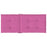 Stoelkussens 4 st hoge rug stof roze
