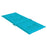 Stoelkussens 2 st hoge rug stof turquoise