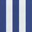 Tuinbankkussen gestreept 200x50x7 cm stof wit en blauw