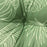 Tuinbankkussen bladpatroon 200x50x7 cm stof