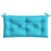 Tuinbankkussens 2 st 100x50x7 cm stof turquoise