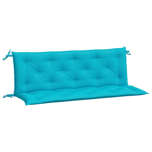 Tuinbankkussens 2 st 150x50x7 cm stof turquoise