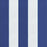 Tuinbankkussen gestreept 110x50x7 cm stof wit en blauw