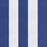 Stoelkussens 6 st hoge rug gestreept stof oxford wit en blauw