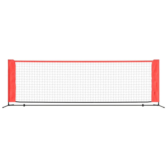 Tennisnet 300x100x87 cm polyester zwart en rood