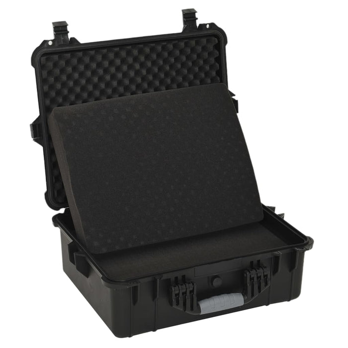 Flightcase draagbaar 55x43x21 cm PP zwart