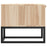 Salontafel 80x40x35 cm bewerkt hout en ijzer