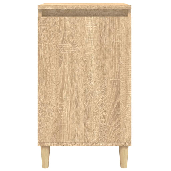 Nachtkastjes 2 st 40x35x70 cm bewerkt hout sonoma eikenkleurig