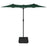 Parasol dubbel 316x240 cm groen