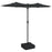 Parasol dubbel 316x240 cm antracietkleurig