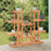 Plantenstandaard 110x25x110,5 cm massief vurenhout