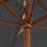 Parasol met houten paal 299x240 cm antracietkleurig