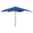 Parasol met houten paal 300x300x273 cm azuurblauw