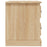 Nachtkastje 39x39x47,5 cm bewerkt hout sonoma eikenkleurig